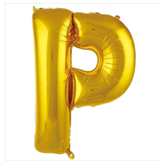 P Harfi Folyo Balon 40'inç (100 Cm) 34" (76Cm) 16"(36Cm)