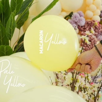 Kalisan 12" Makaron Soluk Sarı (Pale Yellow) Balon 100'lü