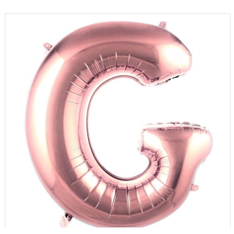 G Harfi Folyo Balon 40'inç (100 Cm) 34" (76Cm) 16"(36Cm)