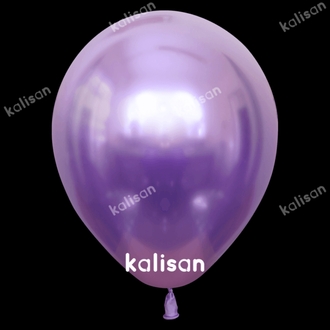 Kalisan 12" Krom mirror Mor (violet) Balon 50'li