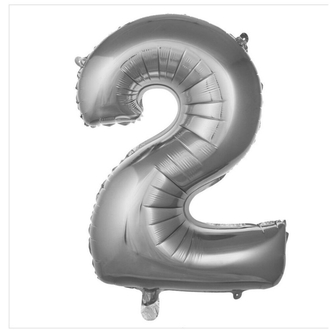 2 Rakam Folyo Balon 40'inç (100 Cm) 34" (76Cm) 16"(36Cm)