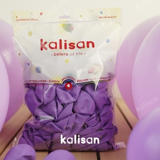Kalisan 12" Lateks Lila Balon 100'lü