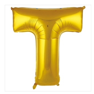 T Harfi Folyo Balon 40'inç (100 Cm) 34" (76Cm) 16"(36Cm)