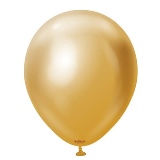 Kalisan 12" Krom Gold (mirror) Balon 50'li 