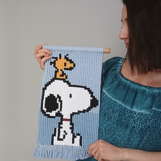 Snoopy Duvar Halısı