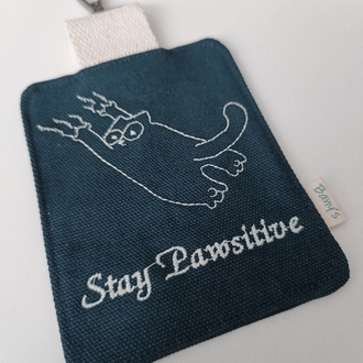 Stay Pawsitive  Charm 