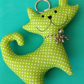 Yeşil Puanlı Kedi Charm