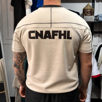 Barch Fashion “CNAFHL” T-Shirt (Krem)