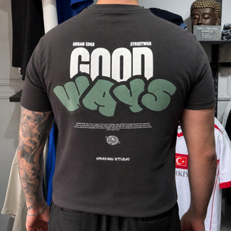 Barch Fashion “Good Ways” T-Shirt (Füme)