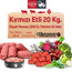 Barfmarkt Çiğmamam Kırmızı Etli 20 Kg - 1000Gr*20 Adet Tahılsız Barf Köpek Maması