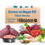 Barfmarkt Çiğmamam Kırmızı ve Beyaz Etli Eko Köpek BARF 100kg -Tahıl İçerir 1000gr*100