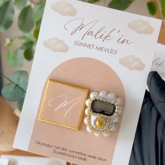 Kına, Mevlid, Nikah İçin Zikirmatikli Hediyelik – (25 Adet)