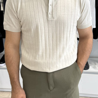 Henley Yaka Bej Triko