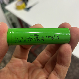 18650 2450 Mah li-ion 3.7V Pil