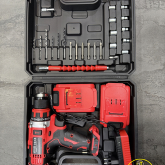 Kimmeer  Plus 12V Darbeli Şarjlı Matkap 24 Parça