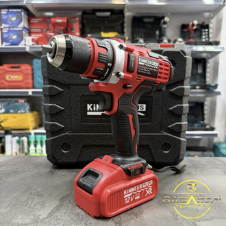 Kimmeer  Plus 12V Darbeli Şarjlı Matkap 24 Parça