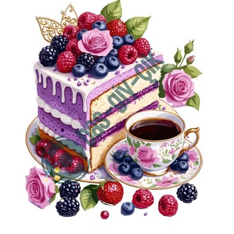 MOR PASTALI ÇAY KEYFİ 18 CM