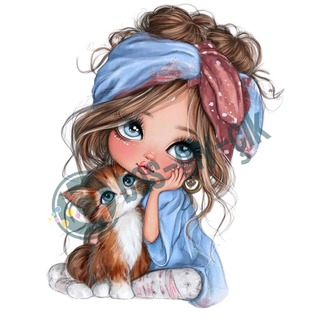 MAVİ CUTE GIRL MODEL 5 17 CM