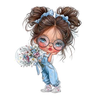 MAVİ CUTE GIRL MODEL 2 17 CM