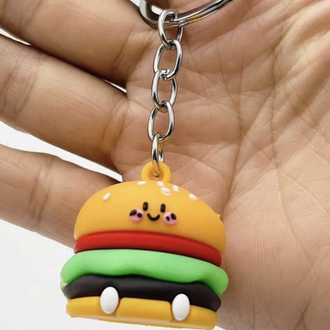 Hamburger Figürlü Anahtarlık