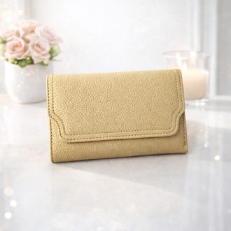 Elegant Beige Kadın Cüzdan