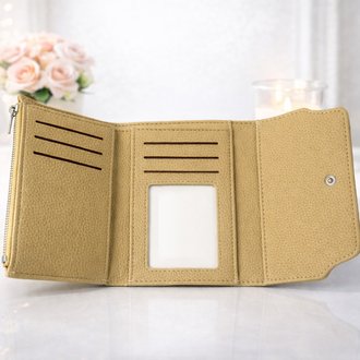 Elegant Beige Kadın Cüzdan