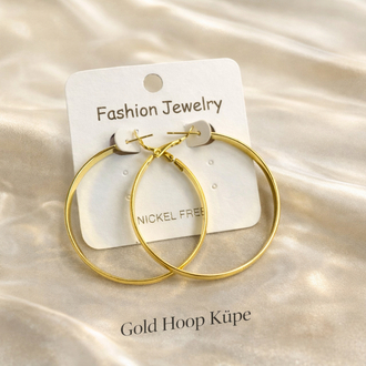 Gold Hoop Küpe