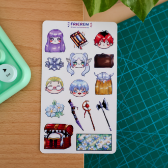 Frieren Sticker Sayfası