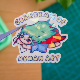 Hero Basia Hologram Sticker