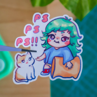 PSPSPS Basia Sticker