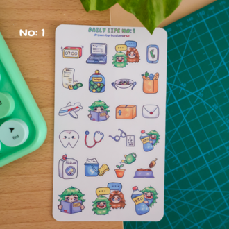 Daily Life Sticker Sayfaları