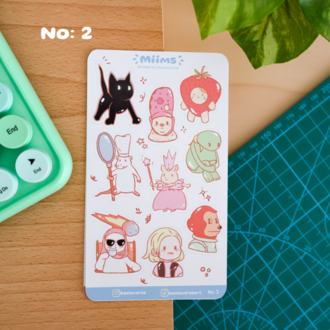 Miims Sticker Sayfası