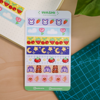 Deco Washi Sticker Sayfası