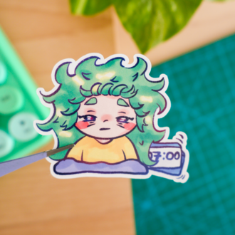Wakey Wakey Basia Sticker