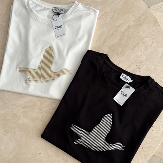 Büyük Kuşlu B Tshirt 