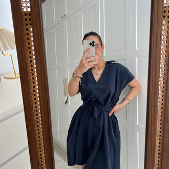 Club Yeni Sezon Lacivert Elbise