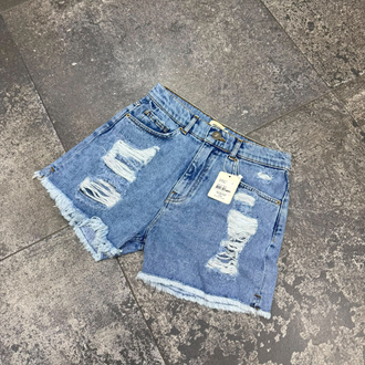 B Club Nakışlı Kot şort