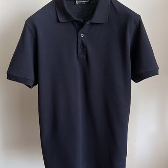 Lacivert Polo Yaka - 190 GSM pike kumaş