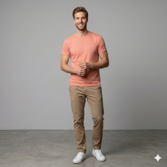 Premium Touch Mercan Basic Tişört