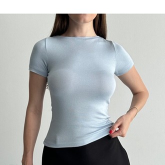 Premium Fit Bebe Mavisi Prenses Yaka Body