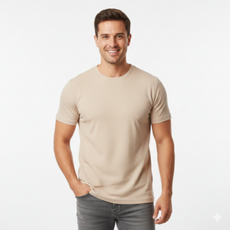 Premium Touch Unisex Taş Basic Tişört