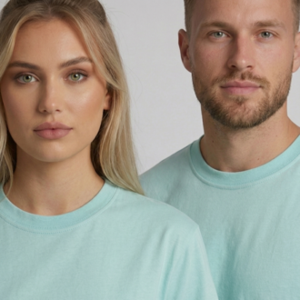 Premium Heavy Unisex Mint Basic Tişört