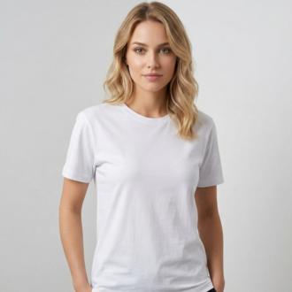 Premium Heavy Unisex Opak/ Kar Beyaz Basic Tişört