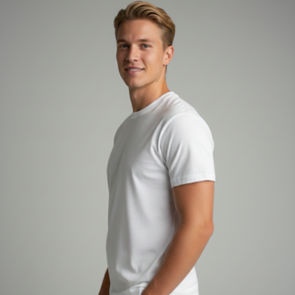 Premium Heavy Unisex Opak/ Kar Beyaz Basic Tişört