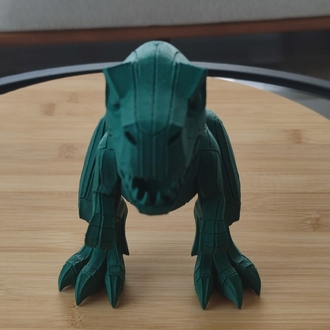 El Yapımı Mini T-Rex Dinozor Figürü 3D Baskı - Çocuk ve Yetişkin Hediyesi