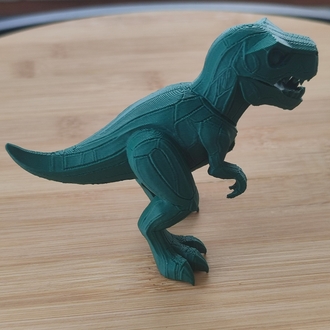 El Yapımı Mini T-Rex Dinozor Figürü 3D Baskı - Çocuk ve Yetişkin Hediyesi