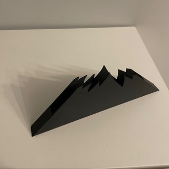 Dağ Motifli V60 Filtre Kağıdı Tutucu | Minimalist Kahve Köşesi Düzenleyici