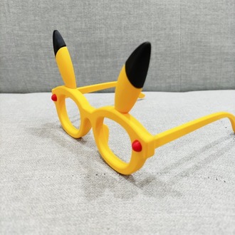 Pikachu Temalı Parti Gözlüğü | Eğlenceli Karakter Çerçevesi