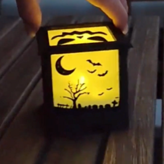Halloween Temalı Gece Lambası – Gotik Korku Dekoratif Ambiyans Lambası