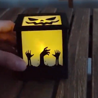 Halloween Temalı Gece Lambası – Gotik Korku Dekoratif Ambiyans Lambası